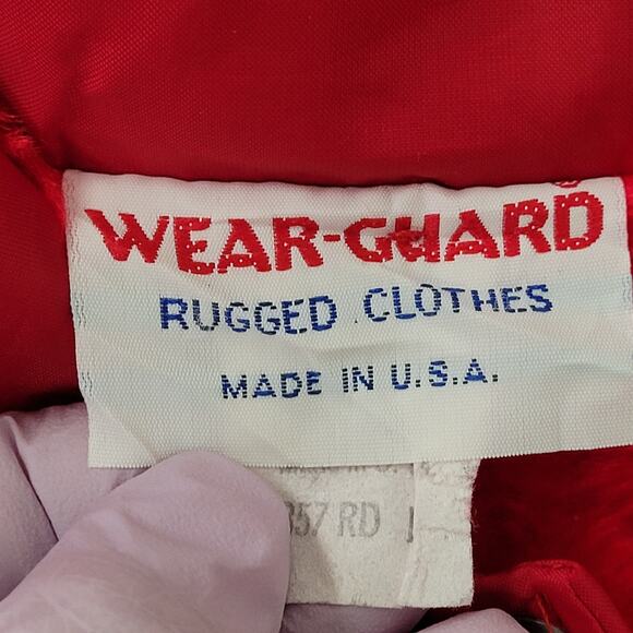 Vintage 70s USMC 4th Marine Jacket Medium 22x25 Baggy Red - Picture 5 of 16